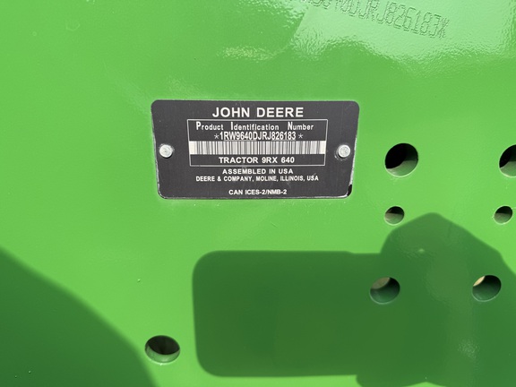 2024 John Deere 9RX 640 Tractor Rubber Track