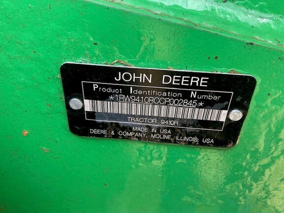 2012 John Deere 9410R Tractor 4WD