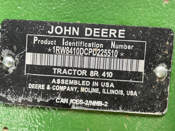 2023 John Deere 8R 410 Tractor