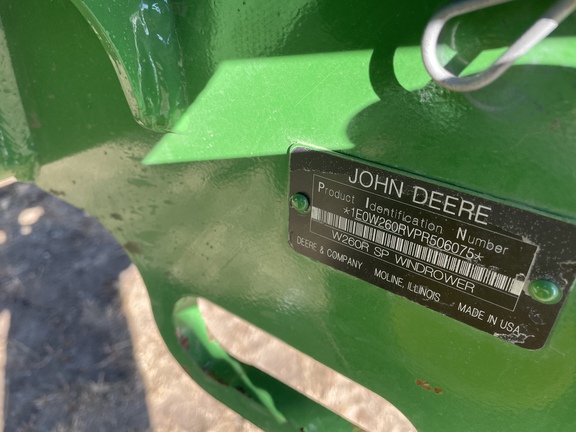 2024 John Deere W260R Windrower