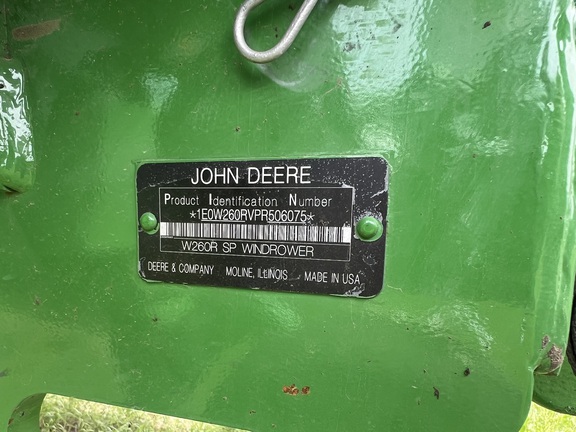 2024 John Deere W260R Windrower