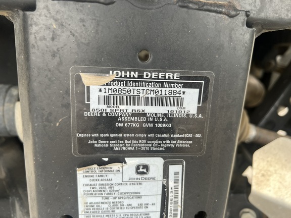 2013 John Deere RSX 850I ATV