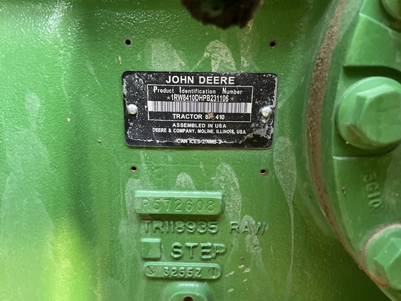 2023 John Deere 8R 410 Tractor