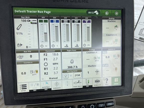 2023 John Deere 8RX 410 Tractor Rubber Track