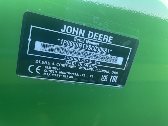 2025 John Deere 6R 195 Tractor