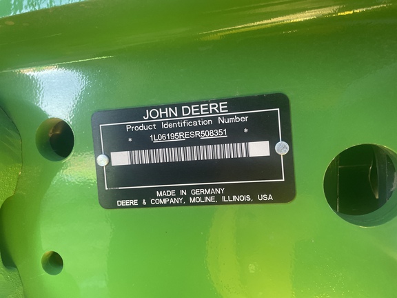 2025 John Deere 6R 195 Tractor