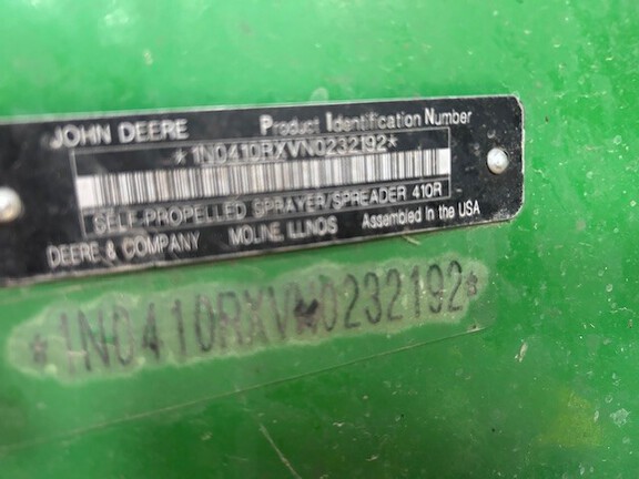 2022 John Deere 410R Sprayer/High Clearance