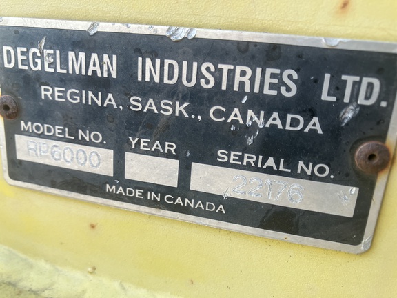Degelman RP 6000 Misc