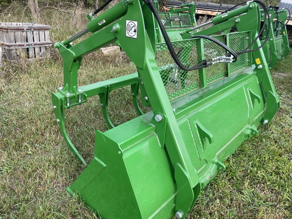 2025 John Deere 8 Foot Bucket With 5 Tine Grapple Fork Loader