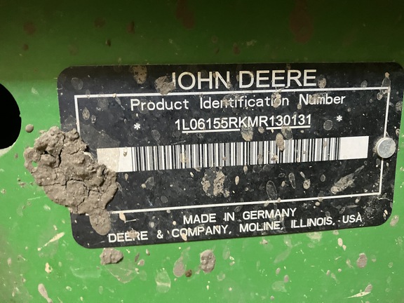 2022 John Deere 6155R Tractor