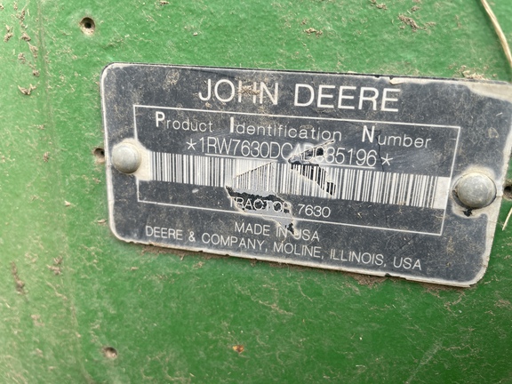 2011 John Deere 7630 Tractor