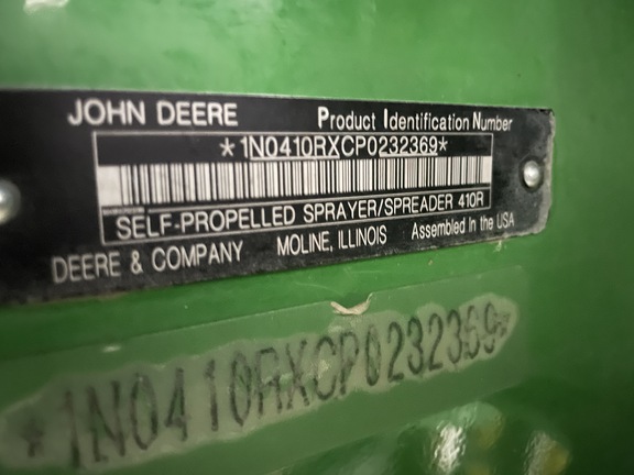 2023 John Deere 410R Sprayer/High Clearance
