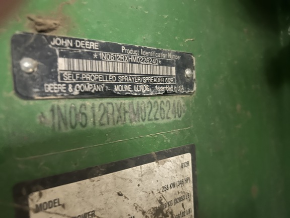 2022 John Deere 612R Sprayer/High Clearance