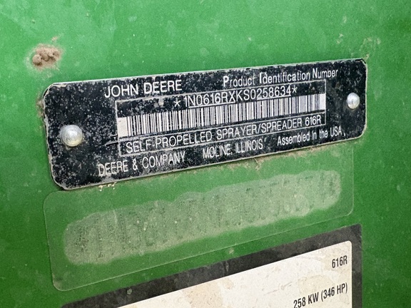 2025 John Deere 616R Sprayer/High Clearance