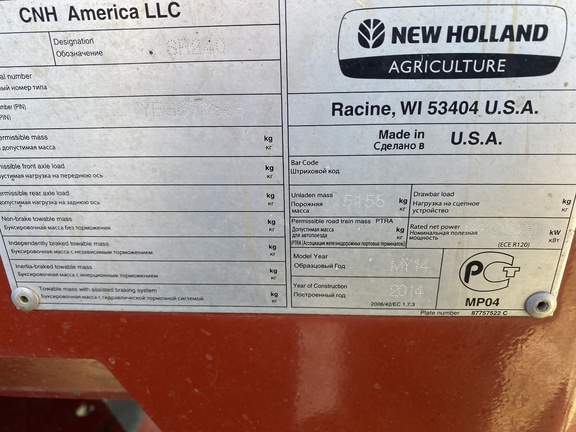 2014 New Holland Speedrower 240 Windrower
