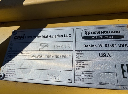 2014 New Holland Speedrower 240 Windrower