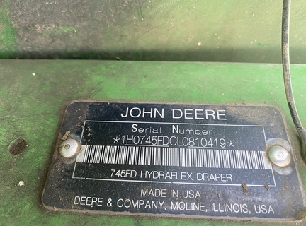 2020 John Deere 745FD Header Combine