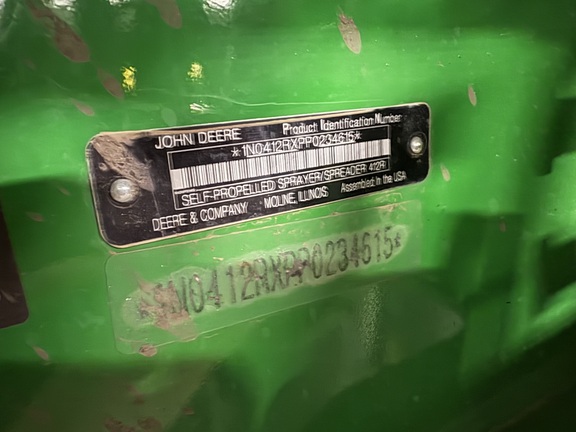 2023 John Deere 412R Sprayer/High Clearance