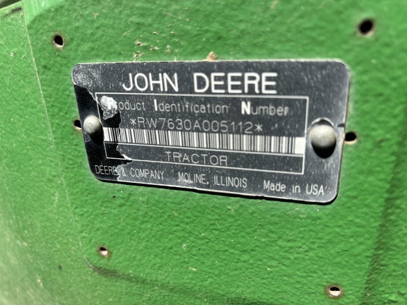 2007 John Deere 7630 Tractor
