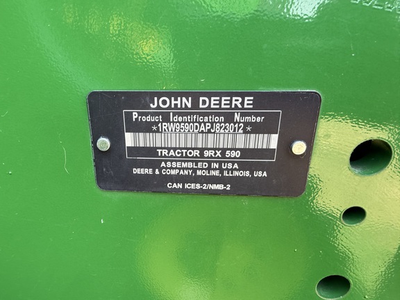 2023 John Deere 9RX 590 Tractor Rubber Track