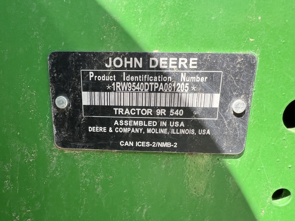 2023 John Deere 9R 540 Tractor 4WD