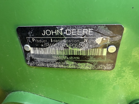 2017 John Deere 9570R Tractor 4WD