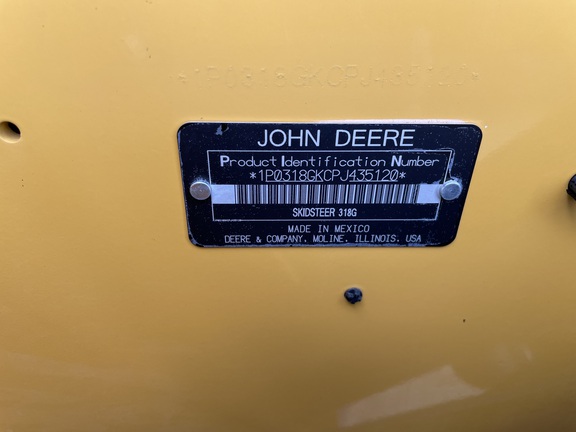 2023 John Deere 318G Skid Steer Loader