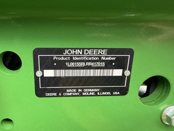 2024 John Deere 6R 155 Tractor
