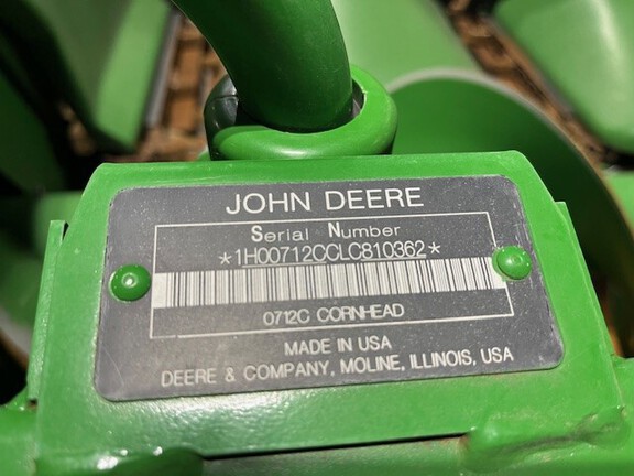 2020 John Deere 712C STALKMASTER Header Corn Head