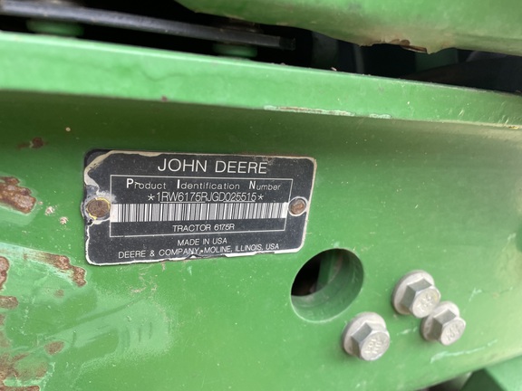 2016 John Deere 6175R Tractor