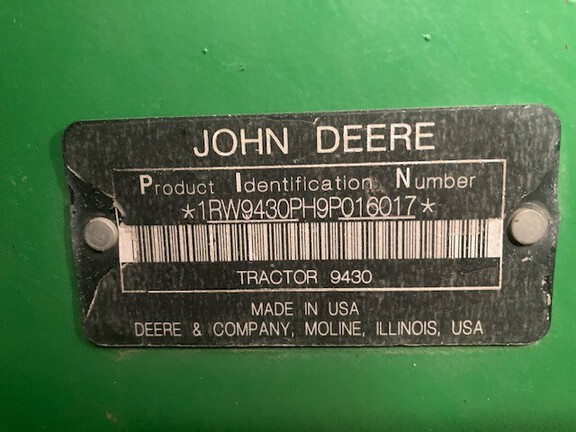 2010 John Deere 9430 Tractor 4WD