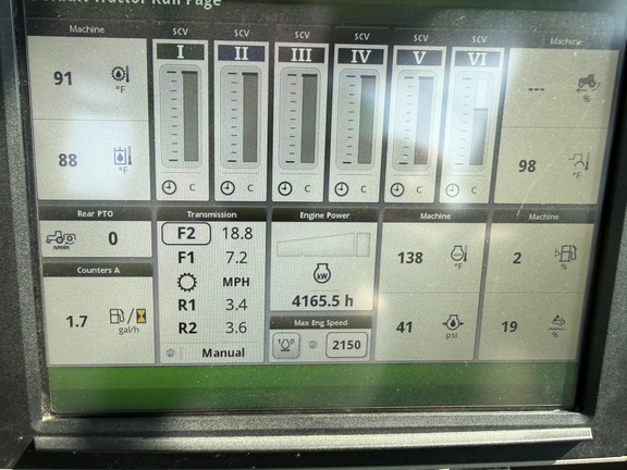 2018 John Deere 9570RX Tractor Rubber Track