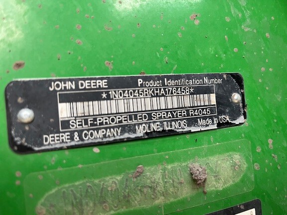 2017 John Deere R4045 Sprayer/High Clearance