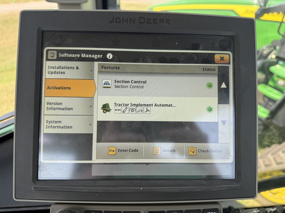 2021 John Deere 8RX 410 Tractor Rubber Track