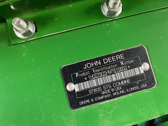 2021 John Deere S780 Combine