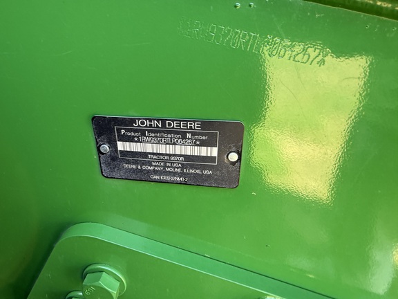 2020 John Deere 9370R Tractor 4WD