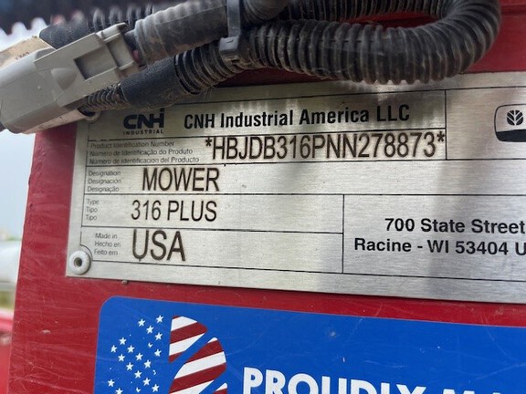 2023 New Holland 316 Mower Conditioner