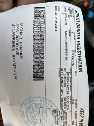 2022 Polaris Ranger XP 1000 PREMIUM ATV