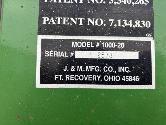 2009 J&M 1000-20 Grain Cart