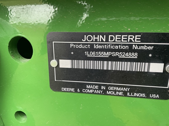 2025 John Deere 6M 155 Tractor