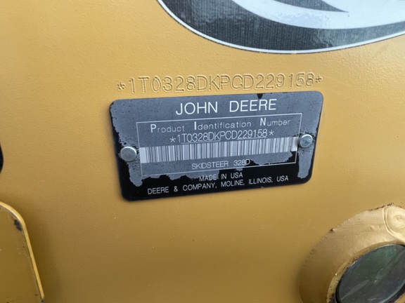 2012 John Deere 328D Skid Steer Loader