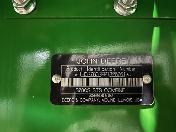 2023 John Deere S780 Combine