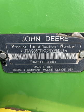 2013 John Deere 9360R Tractor 4WD