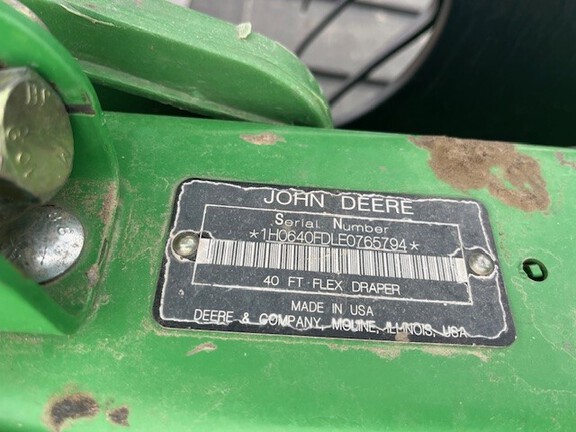 2014 John Deere 640FD Header Combine