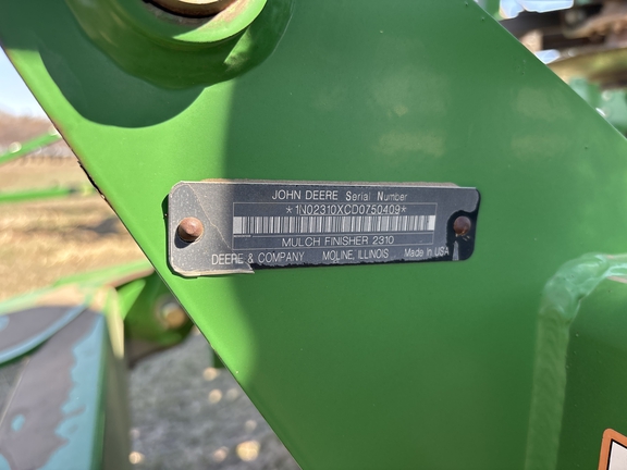 2013 John Deere 2310 Mulch Finisher