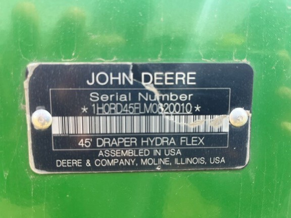 2022 John Deere RD45F Header Combine