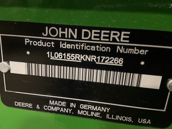 2023 John Deere 6R 155 Tractor