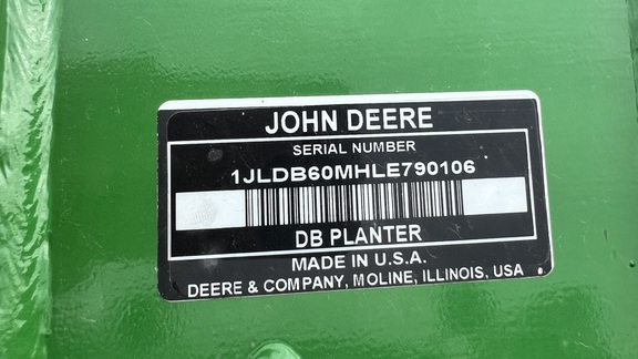 2021 John Deere DB60 Planter