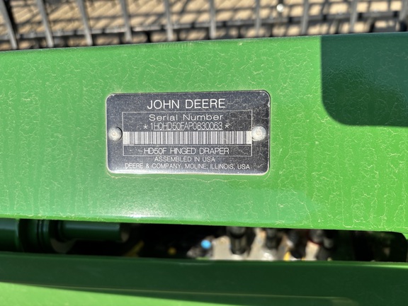 2024 John Deere HD50F Header Combine