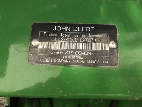 2022 John Deere S780 Combine